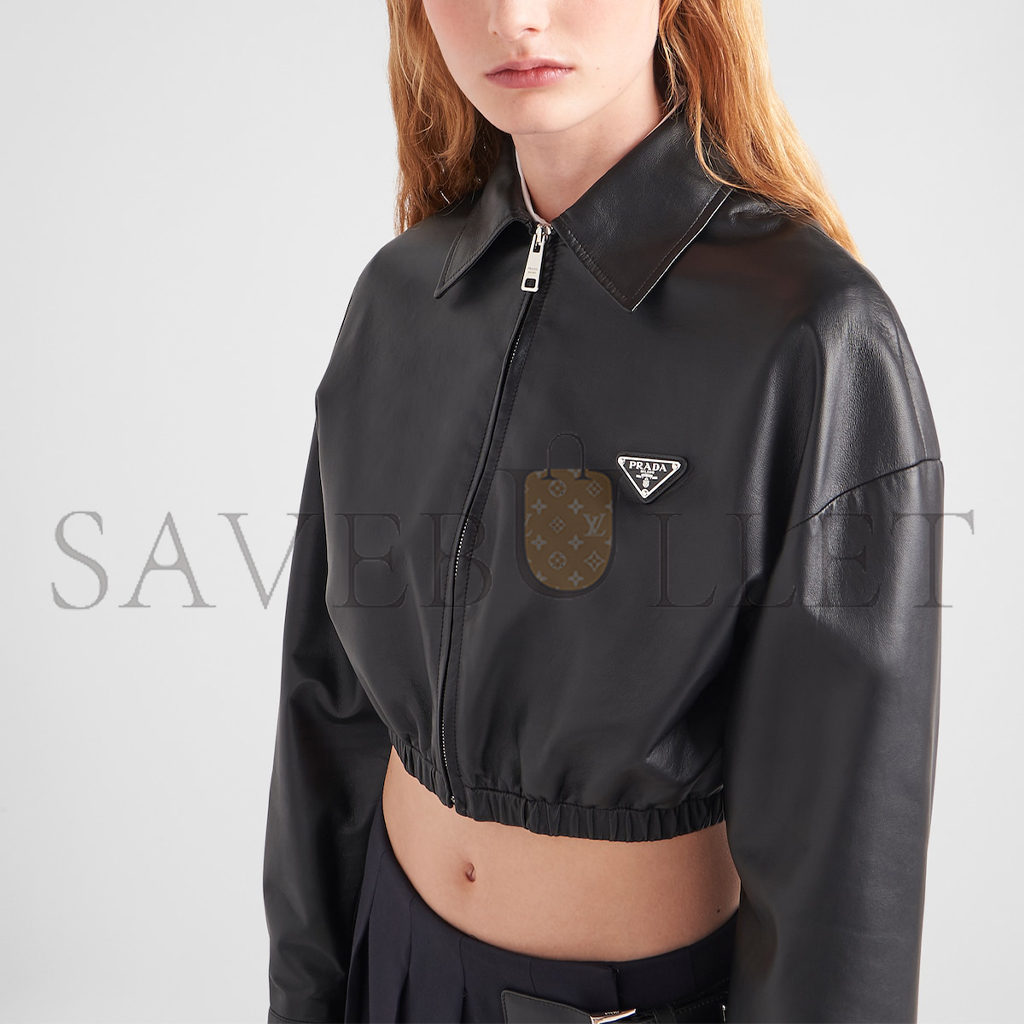 PRADA LEATHER JACKET 58A121